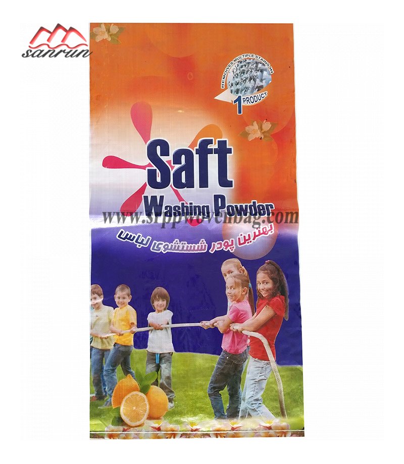 Washing Powder BOPP Woven Bag With HDPE Liner