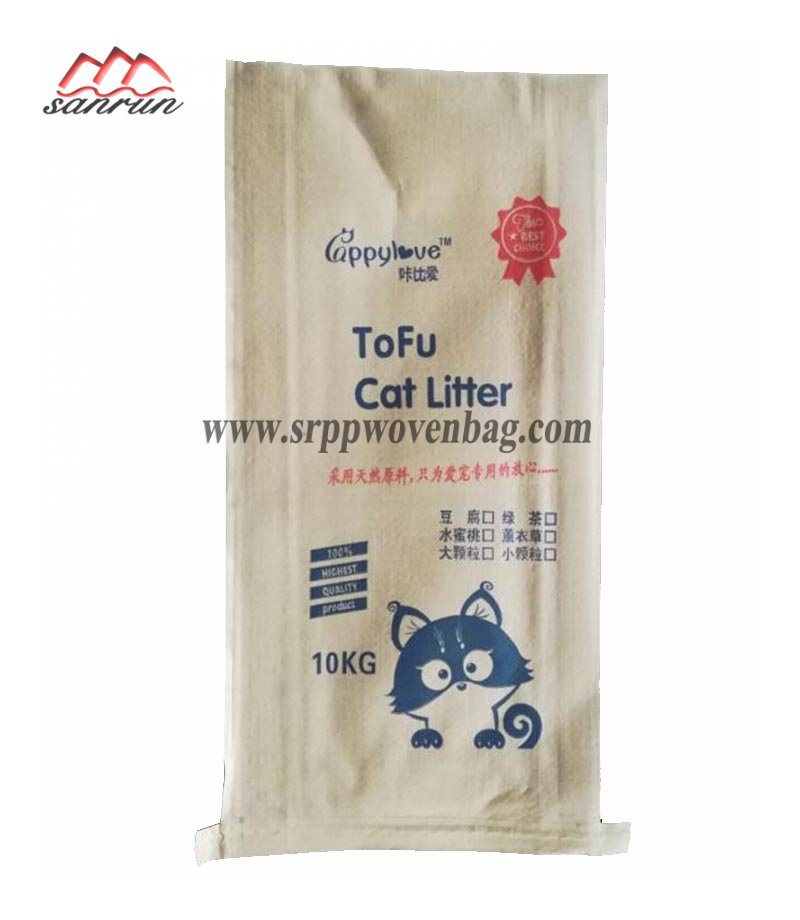 Paper-Plastic Woven Bag For10kg Cat Litter