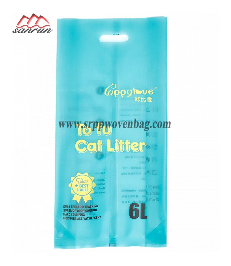 6L Cat Litter Plastic Bag With Handle