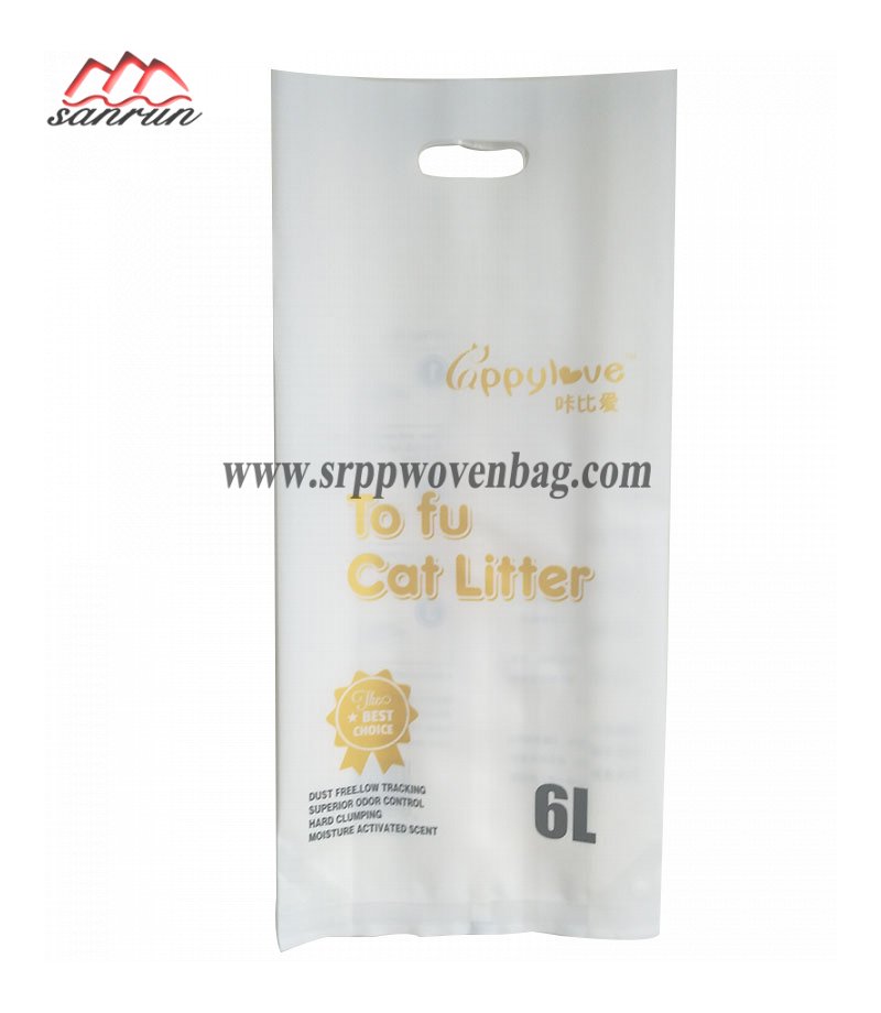 6L Cat Litter Plastic Bag With Handle