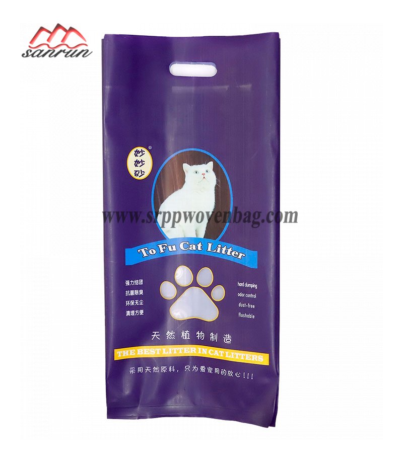 6L Cat Litter Plastic Bag With Handle