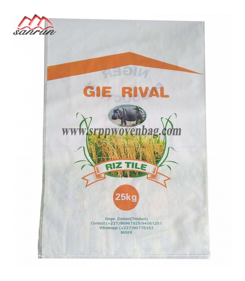 25kg BOPP Woven Rice Bag