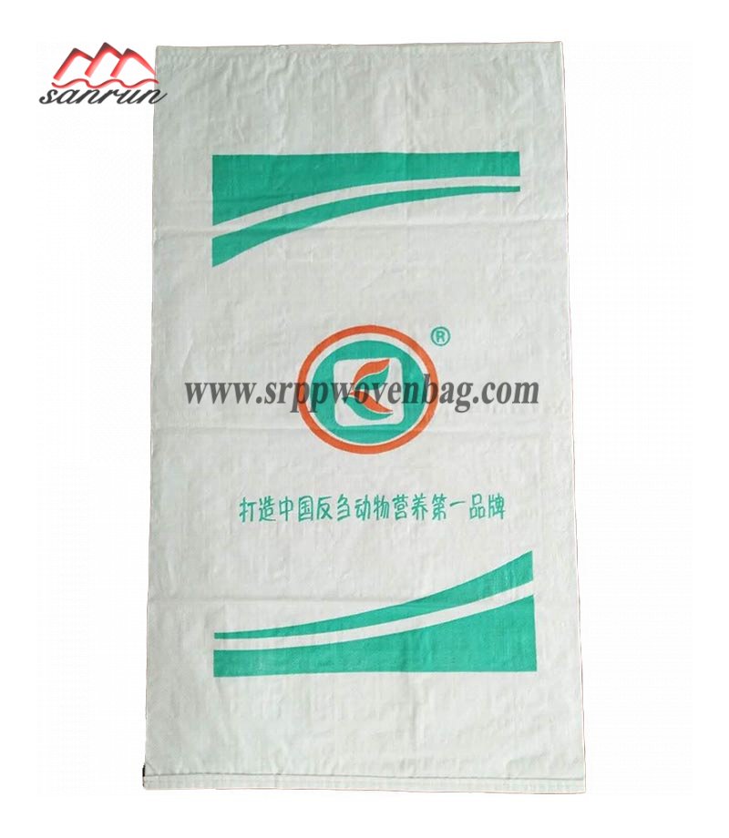 Offset Printing PP Woven Feed Bag For 40kg 